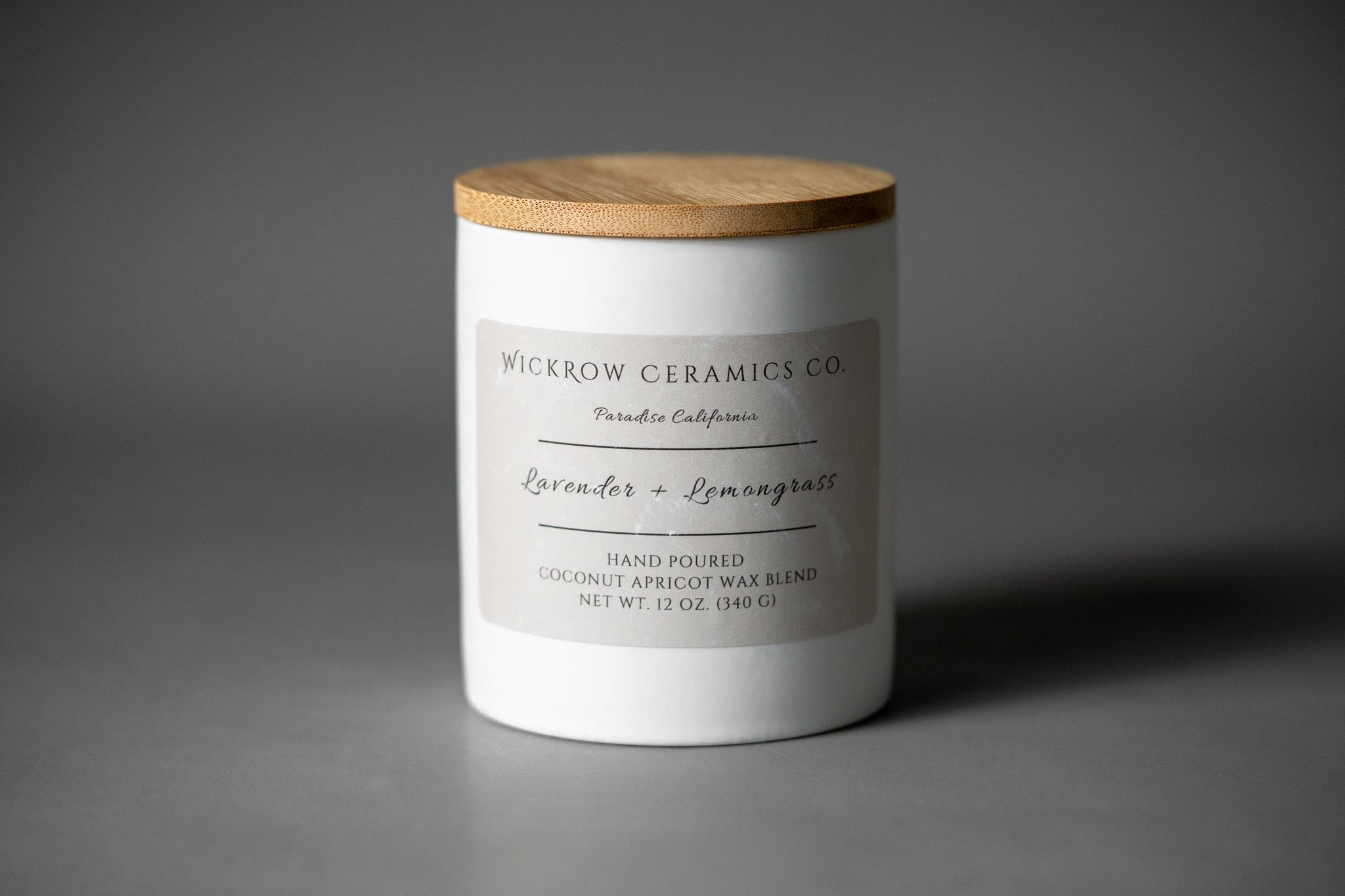 Lavender + Lemongrass - Ceramic Candle