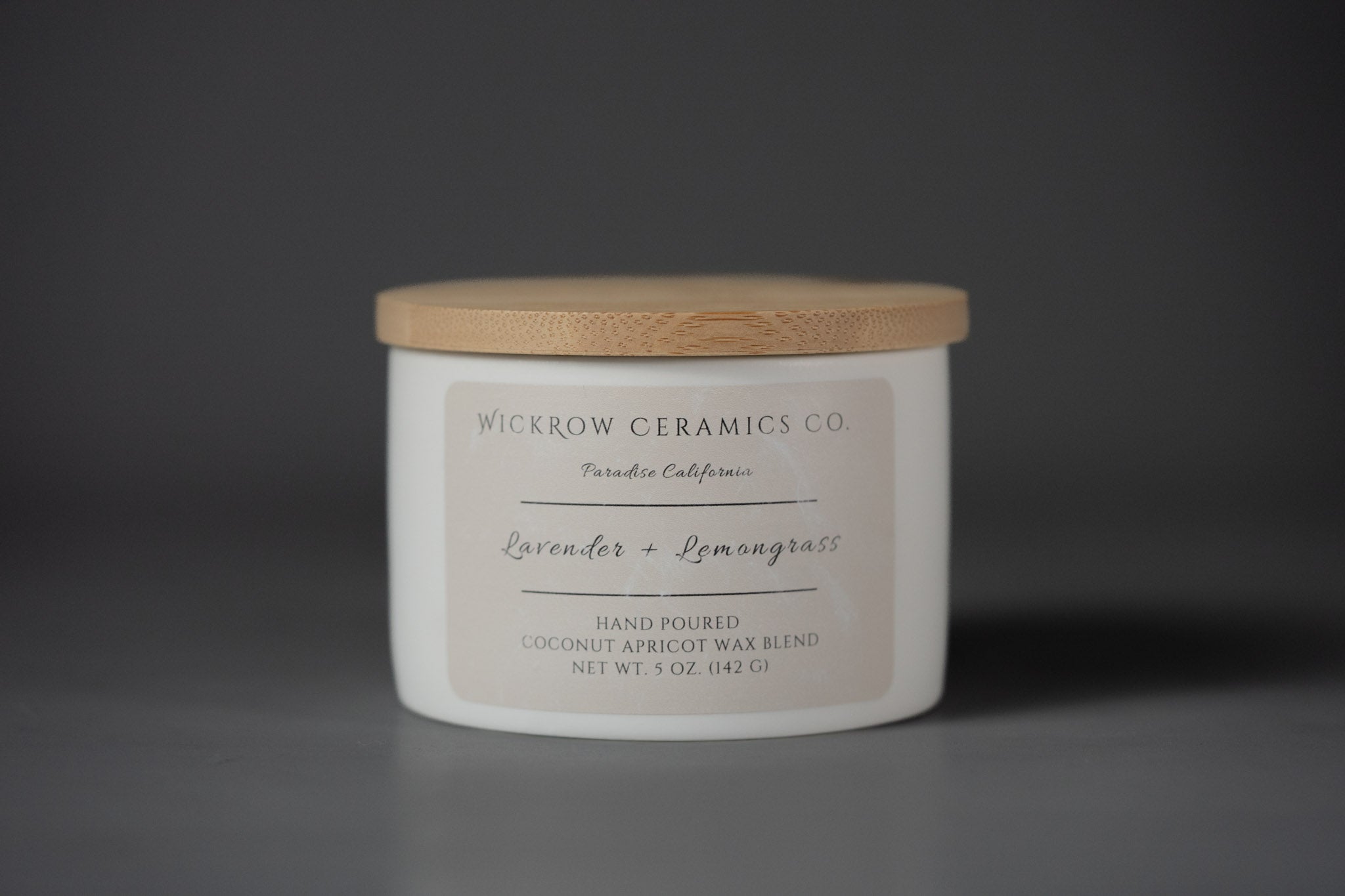 Lavender + Lemongrass - Ceramic Candle