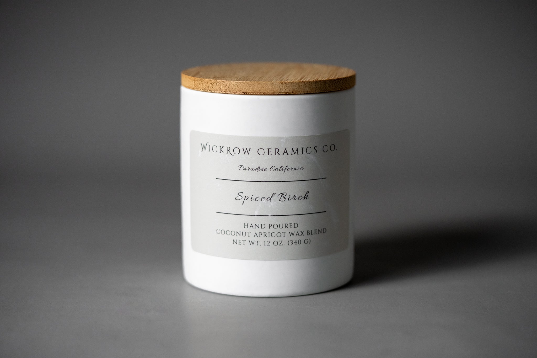 Spiced Birch - Ceramic Candle