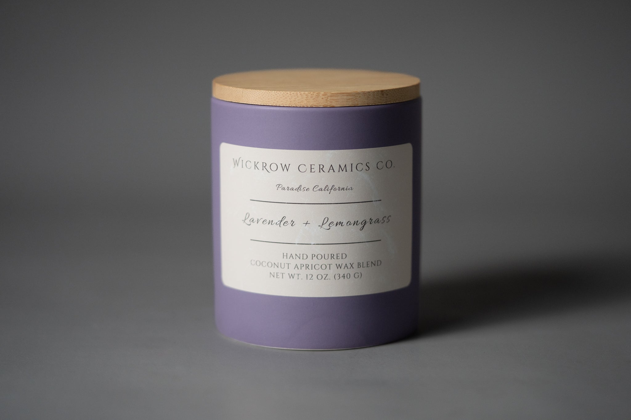 Lavender + Lemongrass - Ceramic Candle