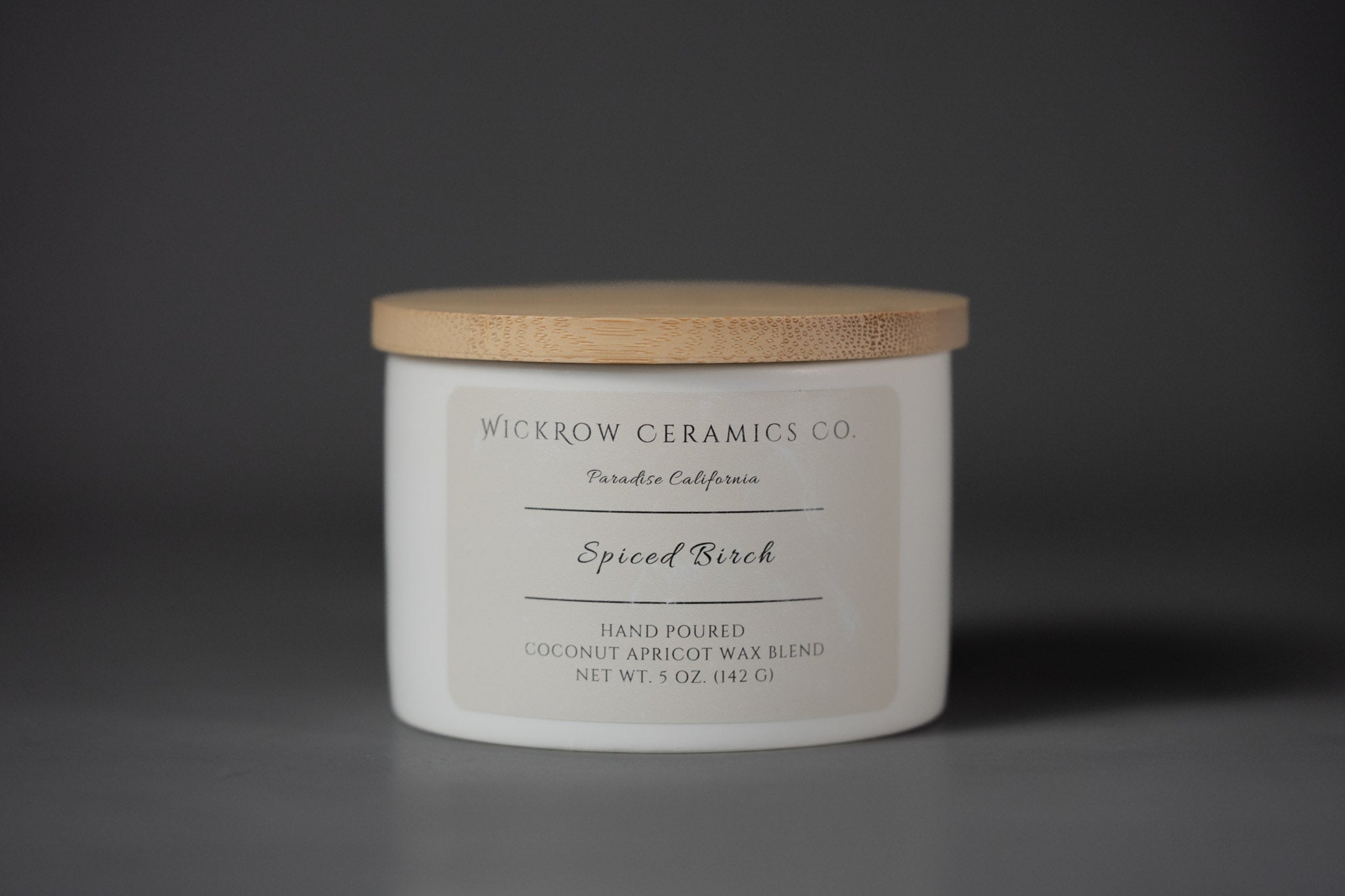 Spiced Birch - Ceramic Candle