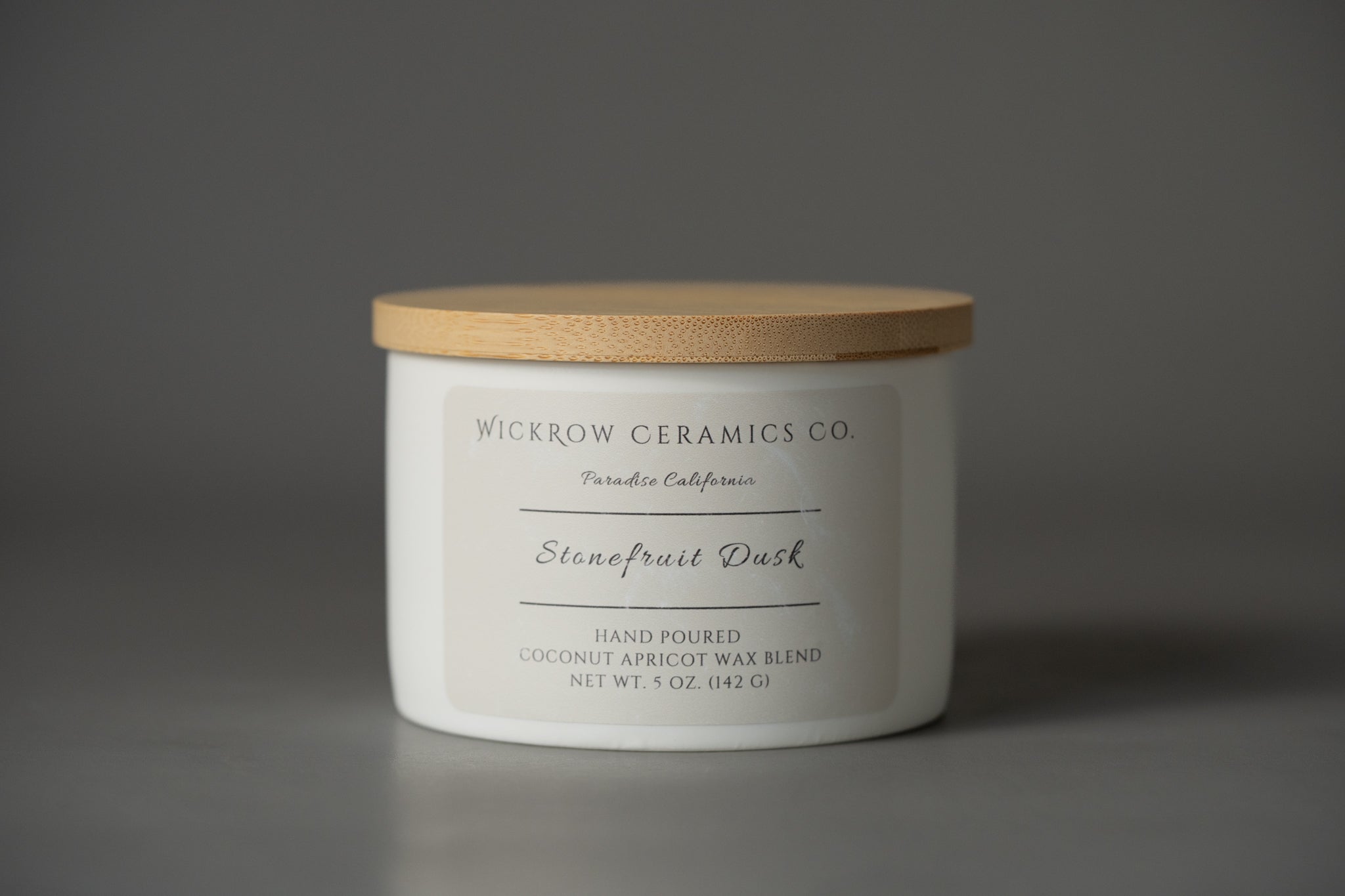 Stonefruit Dusk - Ceramic Candle