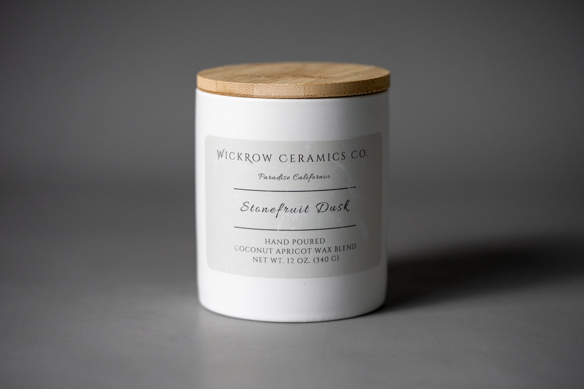 Stonefruit Dusk - Ceramic Candle